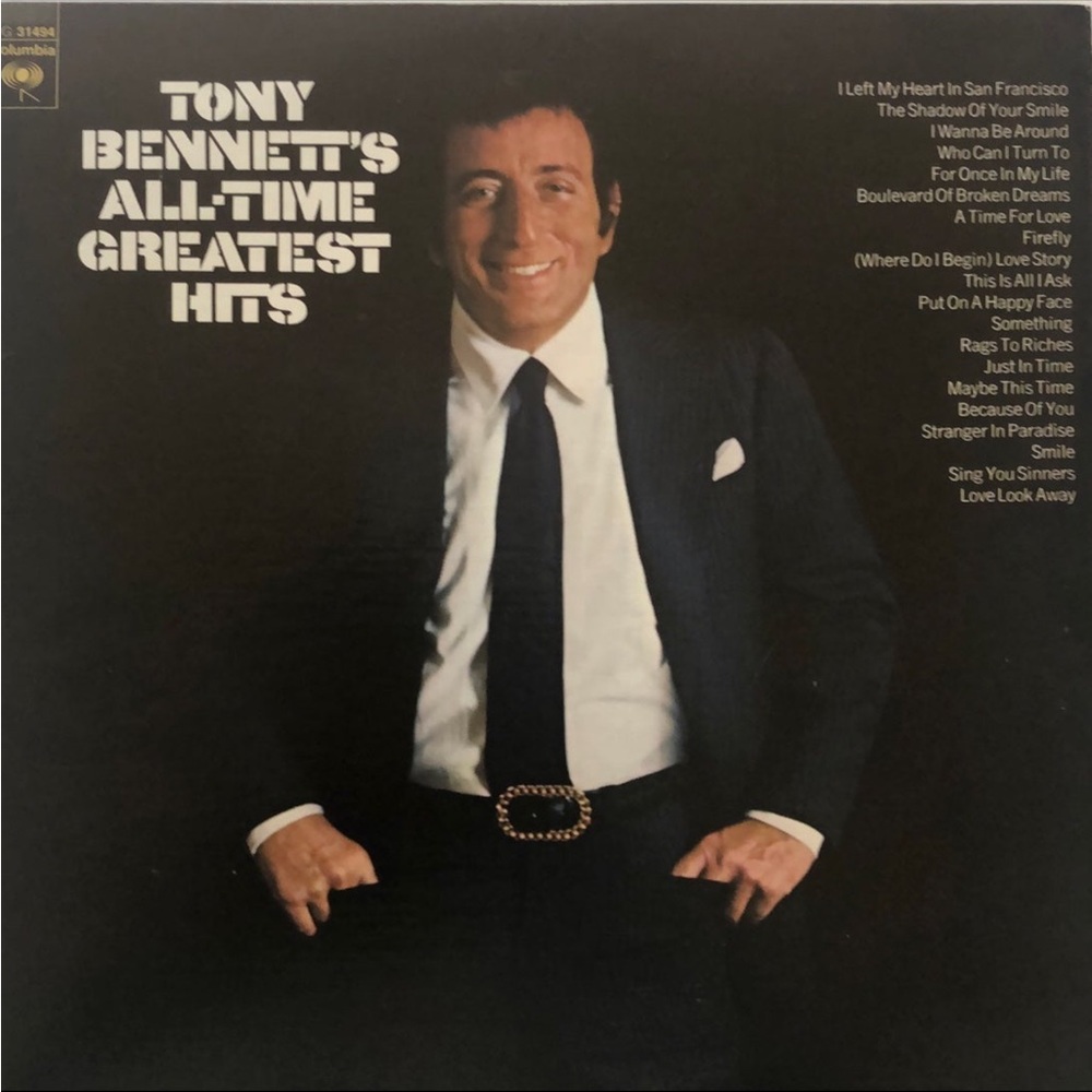 1972 Tony Bennett All Time Greatest Hits 2 × Vinyl, LP, Compilation vintage